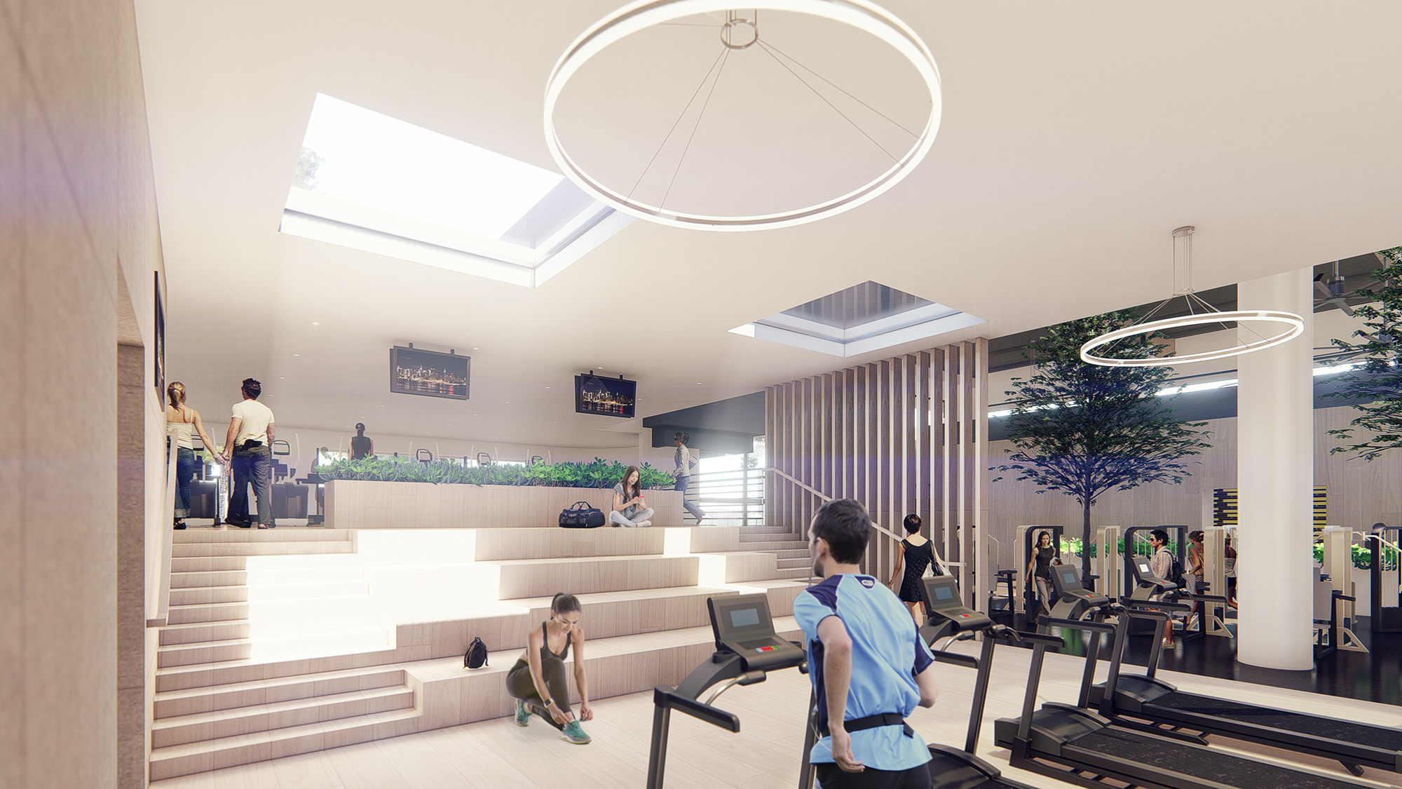 Ccy Architects Bay Club Santa Clara Fitness Lifestyle