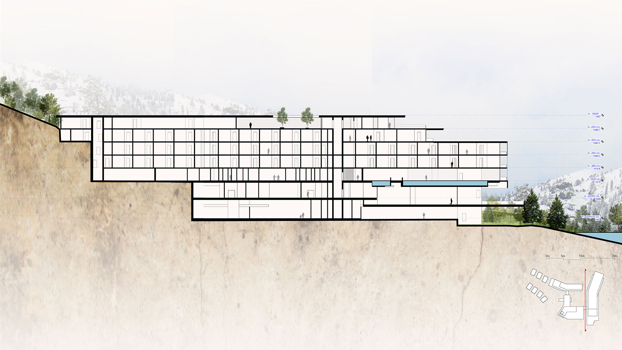 CCY Architects East Section Double Bar 01